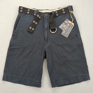 Old College Inn Shorts Mens 29 Belted Long‎ Baggy Vintage Collection New